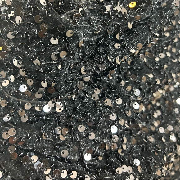 LOVE&LEMONADE One Shoulder Beaded Fringe Sequin lined Mermaid Dress.Size XL. - Picture 15 of 16